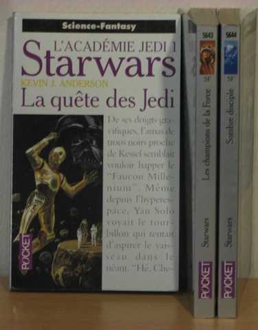 Anderson Kevin J., L'academie Jedi 1, 2 & 3 - La quete des jedi ; Sombre disciple ; les champions de la force