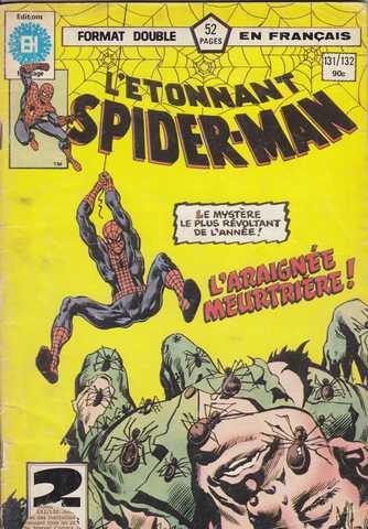 Collectif, L'tonnant spider-man n131/132 - l'araigne meurtrire