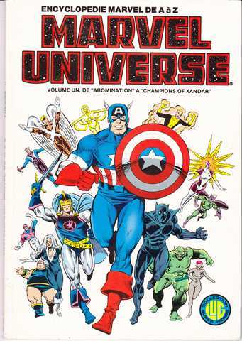 Collectif, Marvel Universe, encyclopedie Marvel de A  Z n1 - De 