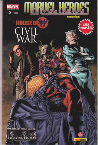 Collectif, marvel heroes Hors srie n05 - Civil War : House of M - Collector edition