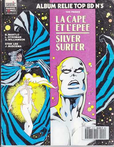 Collectif, Album reli Top BD n5 - La Cape et l'Epe & Silver surfer