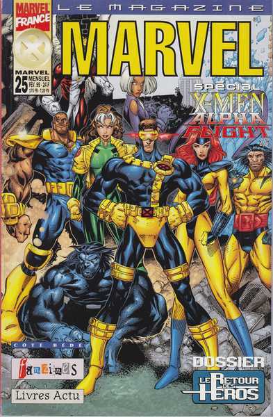 Collectif, Marvel n25 - Spcial X-Men / Alpha flight 2/2