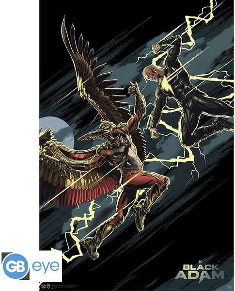 Collectif, poster - DC Black Adam Vs Hawkman - TVA 20%