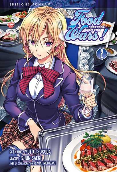 Morisaki/tsukuda, Food Wars ! T02