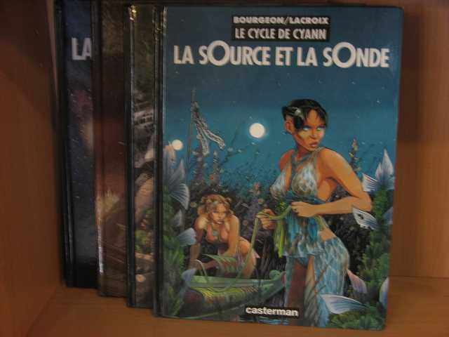 Bourgeon & Lacroix, Le cycle de cyann 1, 2 & 3 + bonus- La source et la sonde : Six saisons sur IlO ; Aea d'aldaal & La cl des confins