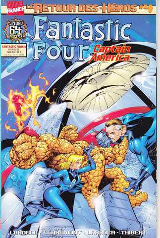 Collectif, Le retour des heros - fantastic four n04