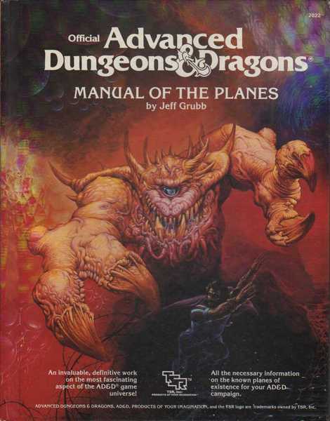 Grubb Jeff, Advanced Dungeons & Dragons - Manual of the planes