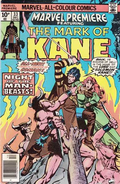 Collectif, Marvel Premiere Featuring vol 1 n33 - The mark of Kane