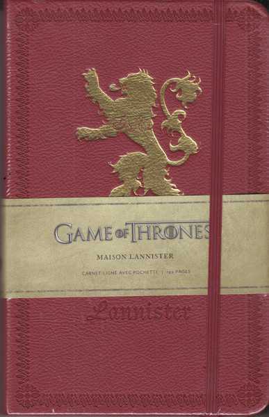 Collectif, Game of Thrones - Carnet maison Lannister