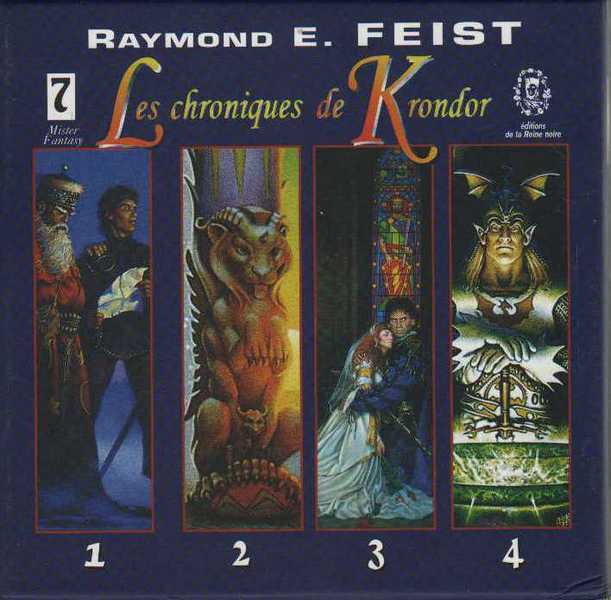 Feist Raymond E., Coffret Les chroniques de Krondor 1, 2, 3 & 4 - Pug l'apprenti ; Le mage ; Silverthorn ; Tenbres sur sethanon