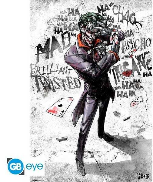 Collectif, poster - DC Joker en pied - TVA 20%