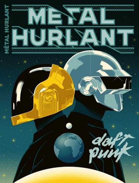 Collectif, M�tal Hurlant Hors s�rie - Sp�cial Daft Punk