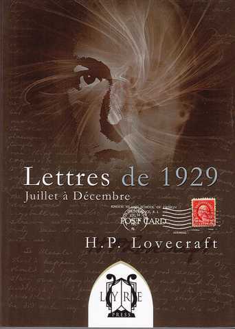 Lettres de 1929 - Juillet  dcembre
