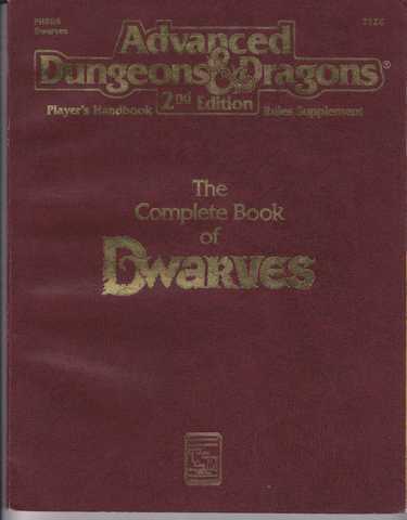 Advanced Dungeons & Dragons - The complete book of Dwarves