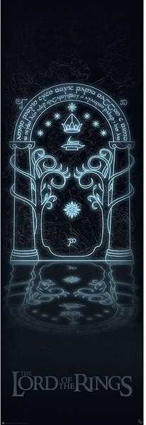 poster Seigneur des anneaux - Porte de la Moria - TVA 20%