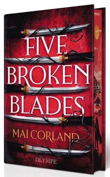 Five broken blades